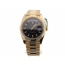 Rolex Day-Date 40 Black ref. 228238 President oro giallo 18kt nuovo